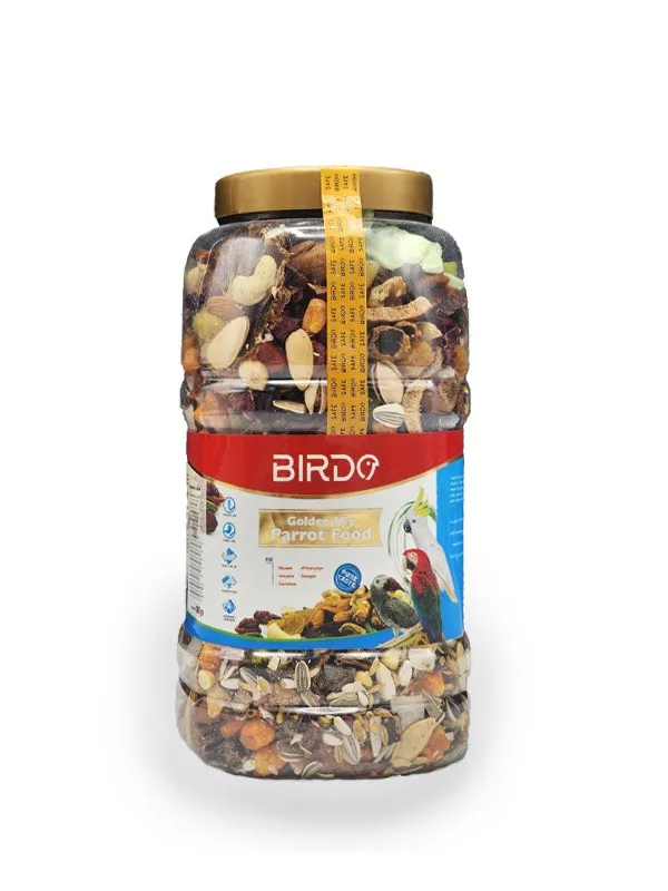 BIRDO Golden Mix Parrot Food 1KG