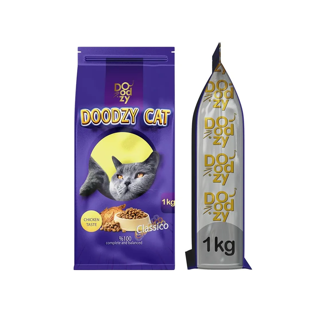 Doodzy Classico Dry Food for Adult Cats - 1KG