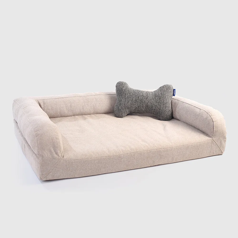 Ariika Biggie Pet Bed Beige - Medium