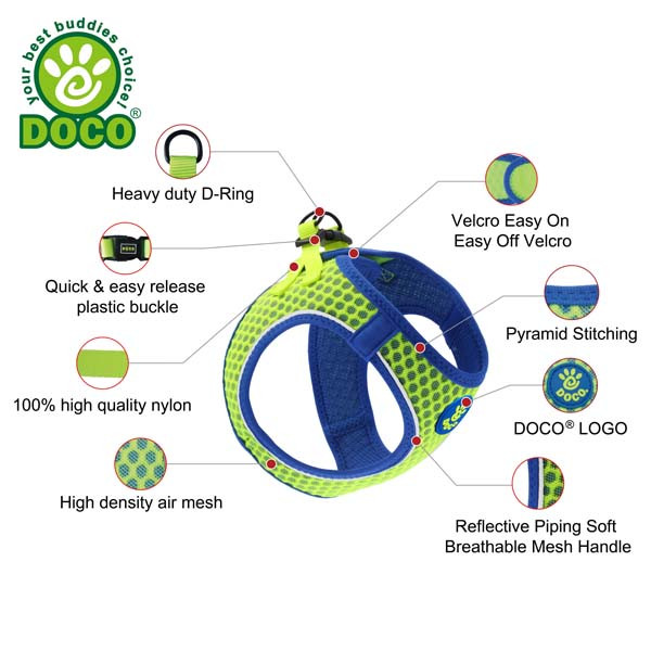 DOCO Athletica Net mesh QUICK FIT Harness - DCA312